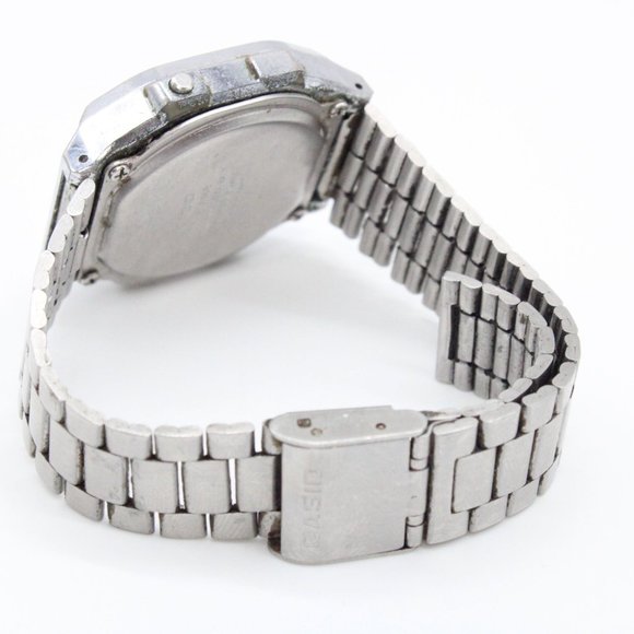 Casio A168 Module 3298 Dual Time Alarm Chrono Vintage Rare Wrist Watch Illuminat - Picture 6 of 7